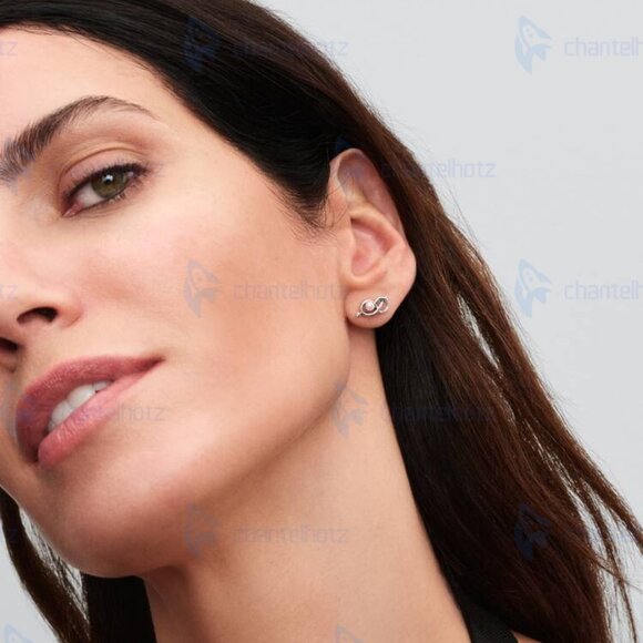 Pandora Infinity Knot Stud Earrings - Picture 2 of 3